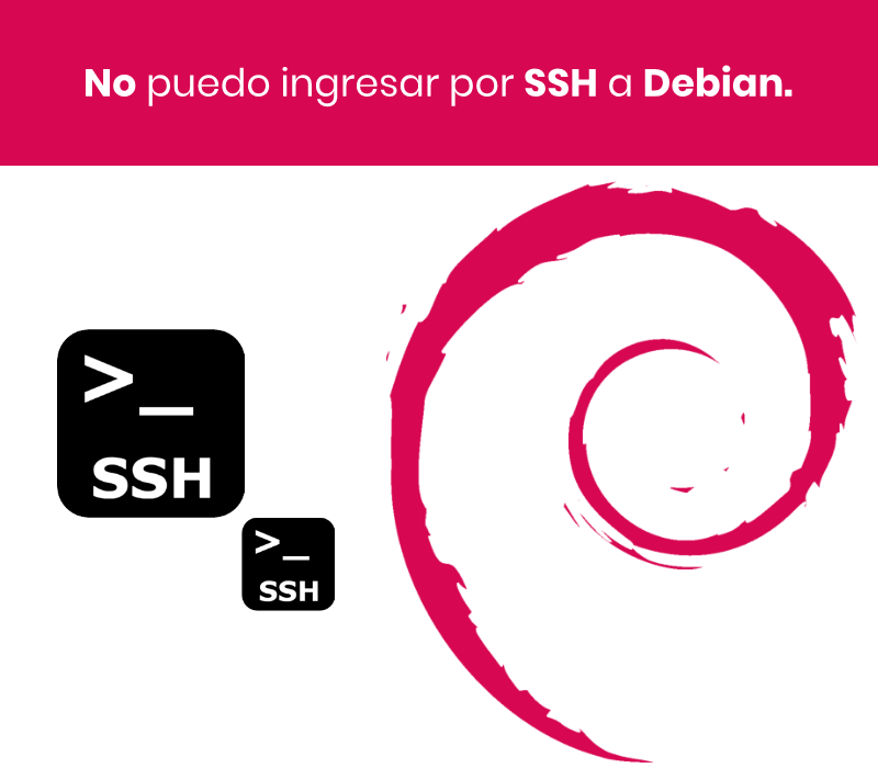 no puedo ingresar por ssh a servidor con debian